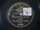 Alice Verlet Soprano Verdi Rigoletto 78 RPM G&T 033052/034016