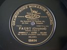 Brambilla-Acerbi-Sillich Gounod Faust 78 RPM Single Side G&T 054500/061
