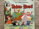 Vintage 1973 Disneyland Records Walt Disney Story of Robin Hood Book + Vinyl