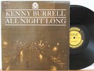 Kenny Burrell LP “All Night Long” Prestige 7289   DG Mono RVG   VG+ Hank Mobley