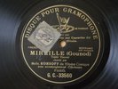 Lucette Korsoff Soprano Gounod Mireille 78 RPM Single Side G&T G.C.-33560