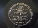Aristodemo Sillich Bass Gounod Faust 78 RPM Single Side G&T G.C.-2-52570