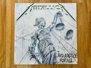 SIGNED  Metallica - And Justice For All - 1988 - LP Vinyl - 60812-1 - VG+\EX