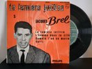 Jacques Brel- Rare E.P avec dédicace la lumière jaillira- 1958 - NM - languette