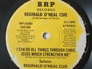 Modern Northern Soul Gospel REGINALD O'NEAL CUIE Let This Mind/Can Do All