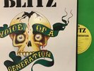 Blitz – Voice Of A Generation LP [Green] 1989 No Future Record – PUNK1 *UK EX/EX