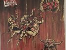 Slayer Hell Awaits Tour, Luttenberg 1985, 2 red vinyl Lp with poster