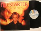 Tangerine Dream Lp Firestarter Soundtrack On Mca - Vg++ To Nm / Vg++