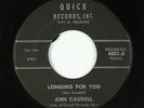 Northern Soul Popcorn 45 - Ann Caudell - Longing For You - Quick - mp3