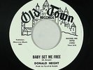 Northern Soul 45 - Donald Height - Baby Set Me Free - Old Town - VG++ mp3