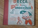 Walt Disney – PINOCCHIO (w/Cliff Edwards) 4x 78rpm discs, Decca 1940