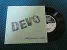DEVO - A) MECHANICAL MAN / B) BLACKOUT - GREEN COVER - NUMBER STAMPED -EX/VG++