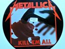 Metallica Kill 'Em All LIMITED EDITION PICTURE DISC Vinyl Record 1983 Megaforce