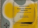 BRAHMS - GUY & MONIQUE FALLOT - cello + piano - TELEFUNKEN LT 6584 - orig LP