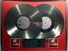 Depeche Mode - The Singles 81-85 Collage mit platin / goldene Schallplatte doubl