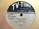 ANNA MOFFO LIVE MUSETTA's WALTZ Old MET Tonight Show Johnny Carson 1966 ACETATE