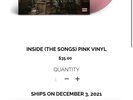 Bo Burnham INSIDE PINK Vinyl LP Spotify Exclusive Limited Edition  | IN HAND