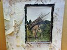 LED ZEPPELIN LED ZEPPELIN IV SYMBOLS OG UK STEREO PLUM ORANGE ATLANTIC LP INNER