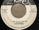 THE HEPSTERS - I Had To Let You Go Doowop Promo 45 Rpm Rondel 45-107 1955