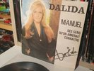 très beau 45 tours dédicacé de dalida