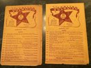 two VOCALION RECORDS listings JANUARY & MARCH 1937 