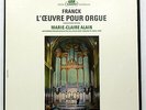 MARIE-CLAIRE ALAIN - FRANCK complete organ works ERATO 2xLPs box NM