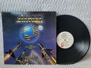 STRYPER - The Yellow and Black Attack, 1986 LP, Enigma Records, blue vinyl