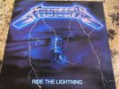 Metallica: Ride The Lightning MEGAFORCE Vinyl LP 1984 MRI769 Excellent Condition