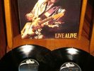 STEVIE RAY VAUGHAN & DOUBLE TROUBLE LIVE ALIVE 2 LP NM NEAR MINT EPIC 1986 VINYL