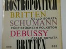 LP vinyl BRITTEN / ROSTROPOVICH britten / schumann / debussy LXT 5661