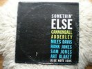 COVER ONLY Cannonball Adderley Miles Davis Somethin' Else Blue Note No Vinyl
