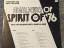 SPIRIT OF 76 - HIGHLIGHTS OF PROMOTION WHITE LABEL COPY RARE ROCK