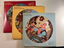 WALT DISNEY'S PINOCCHIO + LADY AND THE TRAMP + PETER PAN 3 PICTURE DISC LPs
