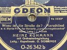 Heinz Rühmann Das Kann Doch Einen Seemann Nicht Erschüttern/ Wozu Ist Die Straße