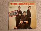 INTRODUCING THE BEATLES Version 2 with RARE SONG STICKER  on VJ  Vee-Jay
