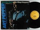 Art Pepper - Saturday Night At The Village Vanguard LP - Contemporary VG+