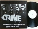 CRIME San Franciscos First And Only Rock`n Roll Band (US 70s/KBD Punk/Garage LP