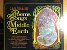 POEMS & SONGS OF MIDDLE EARTH Lp JRR Tolkien VINYL RECORD CAEDMON LORD OF RINGS