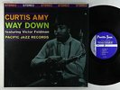 Curtis Amy ft. Victor Feldman - Way Down LP - Pacific Jazz - PJ-46 VG+
