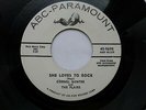 CORNEL GUNTER FLAIRS 45 'SHE LOVES TO ROCK' USA ABC1956 DOO WOP R&B JIVER 70S RE