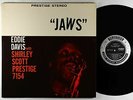 Eddie Davis with Shirley Scott - Jaws LP - Prestige - PRST 7154 DG RVG VG+