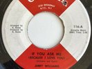 JERRY WILLIAMS If You Ask Me/Yvonne CALLA 116 ORIG RARE SOUL 45 1966 VG
