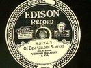 Edison Diamond Disk #52174 Vernon Dalhart O Dem Golden Slippers My Carolina Home