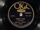 78 RPM -- Garland Wilson, Okeh 41556, EE+ Jazz - Piano Solos