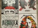 METALLICA – Vinyl Club 2020 complete set 4 x 7” vinyl lp (+replacement) Cornell