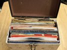 Fifty 45s & Case Elvis Presley Costello Rick Nelson Judas Priest Rolling Stones