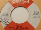 Crossover Soul 45 - Jean Wells - What Have I Got To Lose - Calla