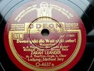0016/ZARAH LEANDER-Davon geht die Welt nicht unter-Blaue Husaren-78rpm Schellack