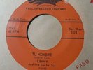 LENNY AND HIS LUCKY SIX - TU NOMBRE - PARA VIGO ME VOY - NEW 45 FALCON 1743 ROCK