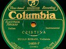 Nullo Romani 78 rpm E+/E Columbia 14458 Violin Cristina/Coquette 1920s Prewar